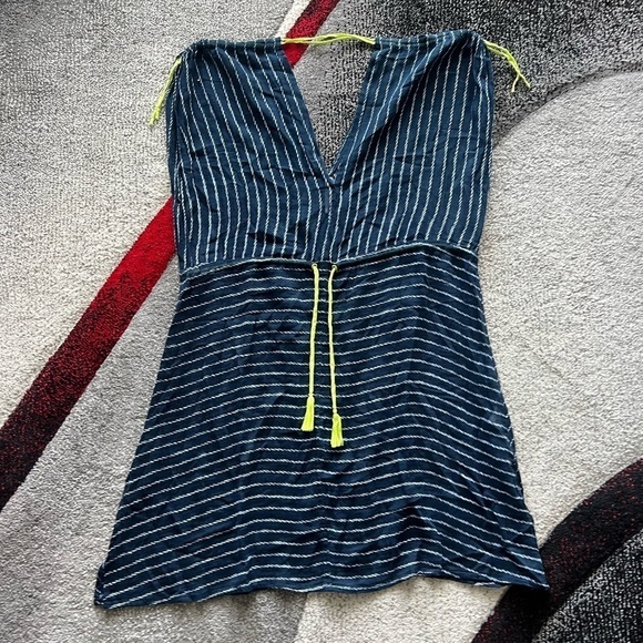 Seafolly Kaftan Drawstring Swimsuit Coverup - Picture 1 of 4
